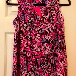Lilly Pulitzer Amandine top in Swing of Things